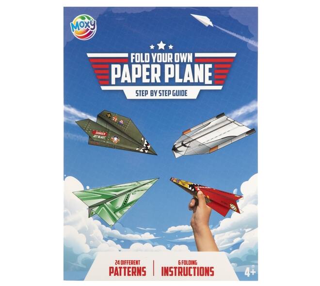 Fold your own Paper Planes block 24 sheet 25x18cm