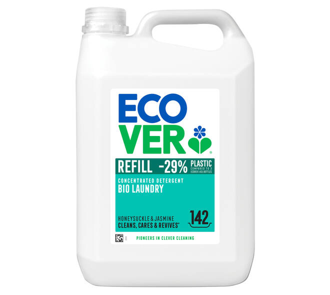Wasmiddel Ecover Universal kamperfoelie & jasmijn navulling 5L