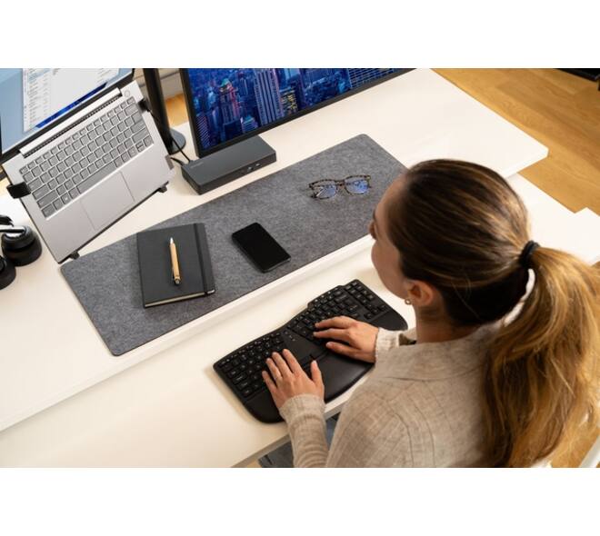 Toetsenbord Kensington EQ Pro Fit KB675 TKL Ergo draadloos QWERTY