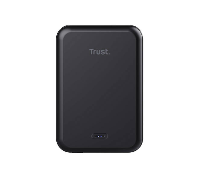 Powerbank Trust Magnetic draadloos 5000MAH zwart