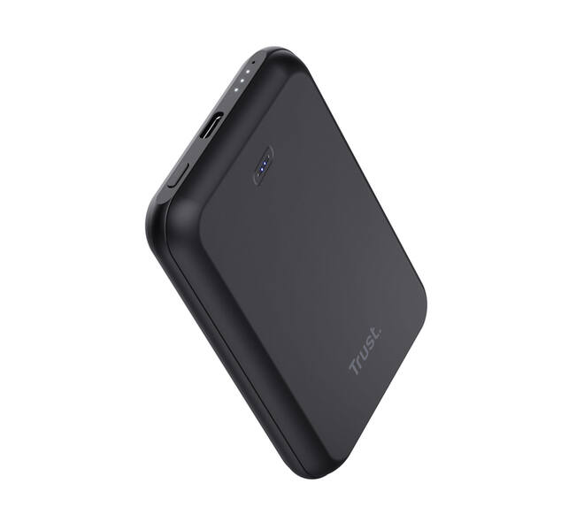 Powerbank Trust Magnetic draadloos 5000MAH zwart