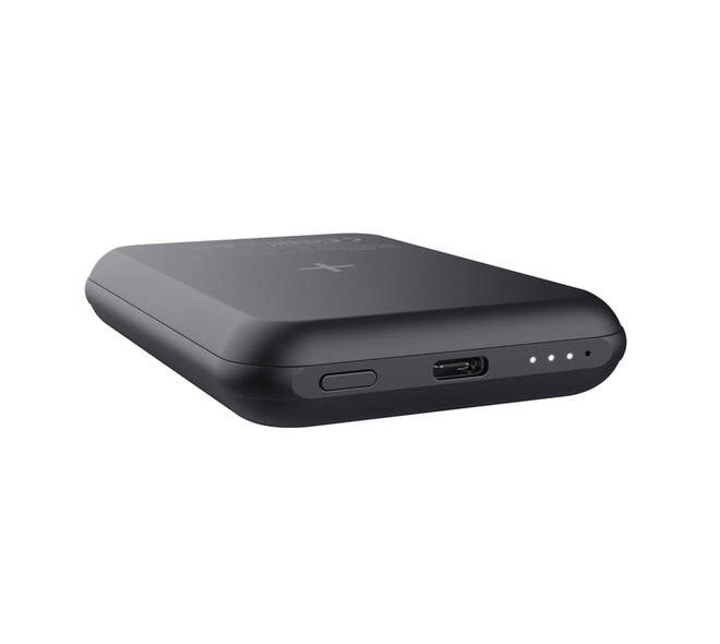 Powerbank Trust Magnetic draadloos 5000MAH zwart