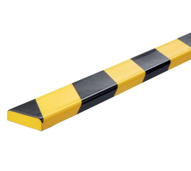 Beschermingsprofiel Durable S10 recht 1m geel zwart