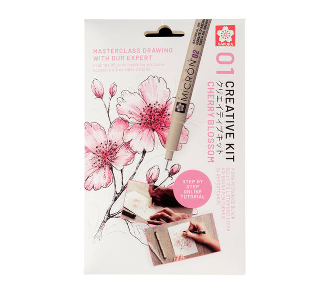 Tekenset Sakura Creative Kit Cherry Blossom 6 stuks