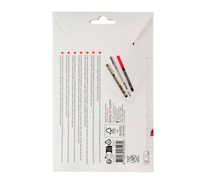 Tekenset Sakura Creative Kit Samurai 6 stuks