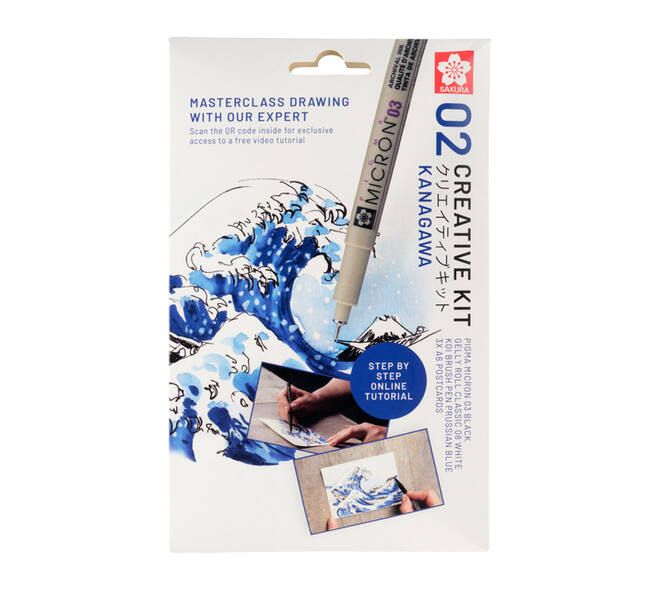 Tekenset Sakura Creative Kit Kanagawa 6 stuks