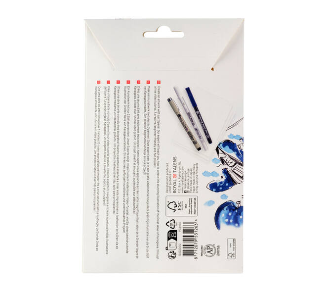 Tekenset Sakura Creative Kit Kanagawa 6 stuks