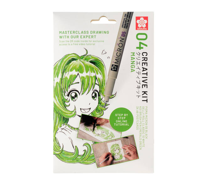 Tekenset Sakura Creative Kit Manga 6 stuks