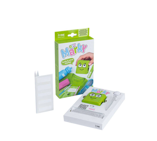 Textielstempel Colop Marky personaliseerbaar groen
