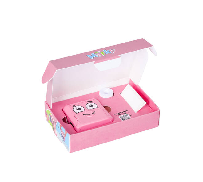 Textielstempel Colop Marky personaliseerbaar roze