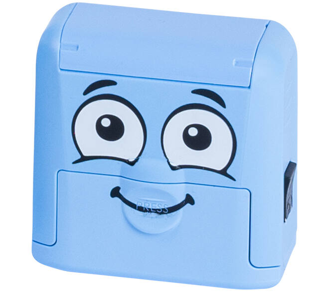 Textielstempel Colop Marky personaliseerbaar blauw