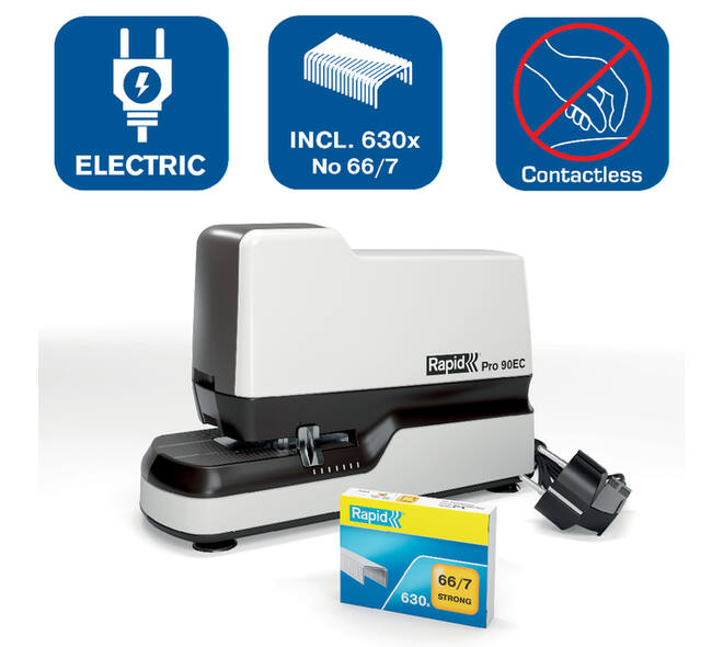 Nietmachine Rapid Contactloos Elektrisch Pro 90EC 50 vel