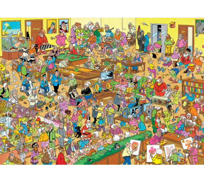 Puzzel JvH Het Bejaardentehuis 1000st