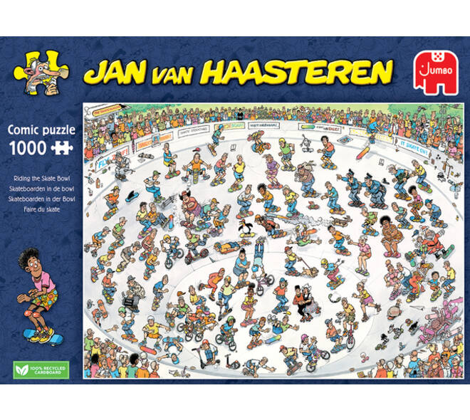 Puzzel JvH Skatebowl 1000st