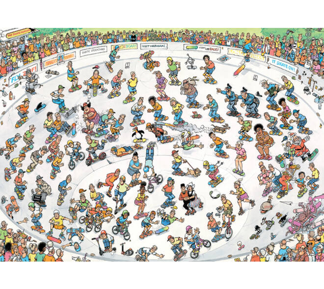 Puzzel JvH Skatebowl 1000st