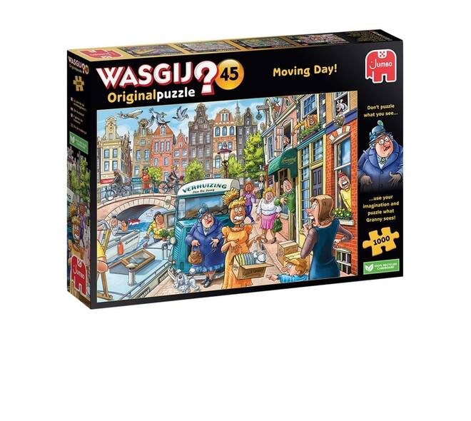 Puzzel Wasgij Original 45 Verhuisdag! 1000st