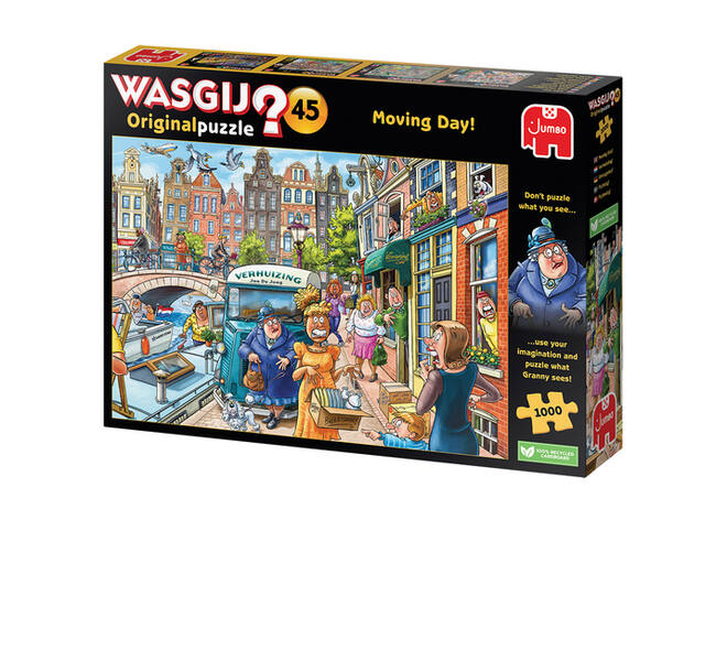Puzzel Wasgij Original 45 Verhuisdag! 1000st