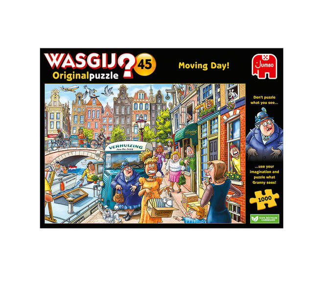 Puzzel Wasgij Original 45 Verhuisdag! 1000st
