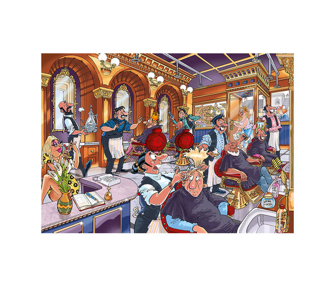 Puzzel Wasgij Mystery 27 Vlam In De Pan! 1000st
