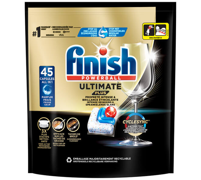 Vaatwastabletten Finish Ultimate Plus 45st