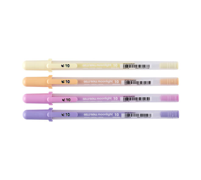 Gelschrijver Sakura Gelly Roll Moonlight 10 sunrise set à 4 kleuren