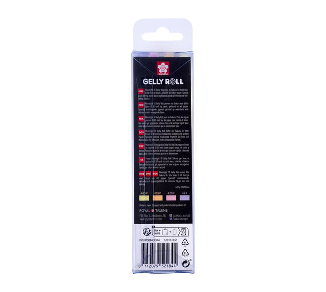 Gelschrijver Sakura Gelly Roll Moonlight 10 sunrise set à 4 kleuren