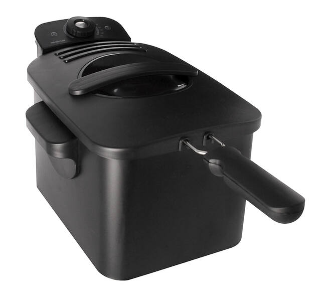 Friteuse Inventum 3 liter zwart