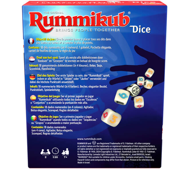 Spel Rummikub Express Dice