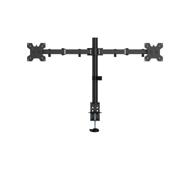 Monitorarm Quantore 2 schermen 17-27 inch zwart
