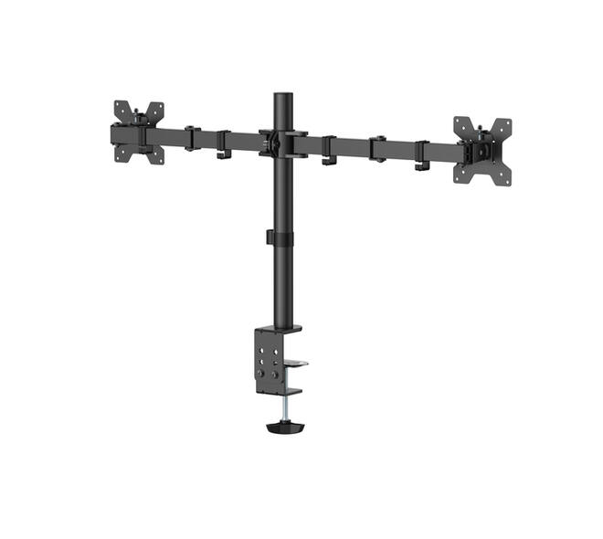 Monitorarm Quantore 2 schermen 17-27 inch zwart