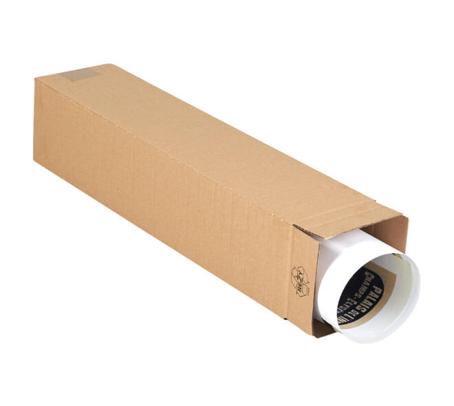 Vierkante koker IEZZY 610x120x120mm bruin