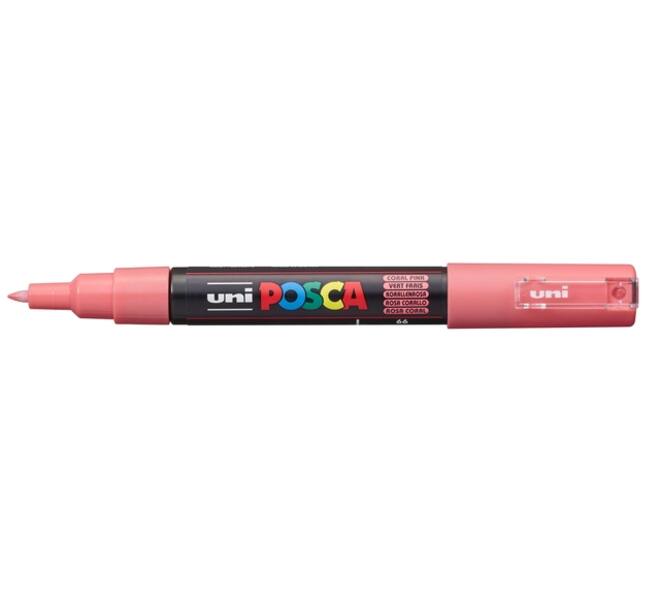 Paintmarker Uni POSCA PC1MC extra fijn koraal