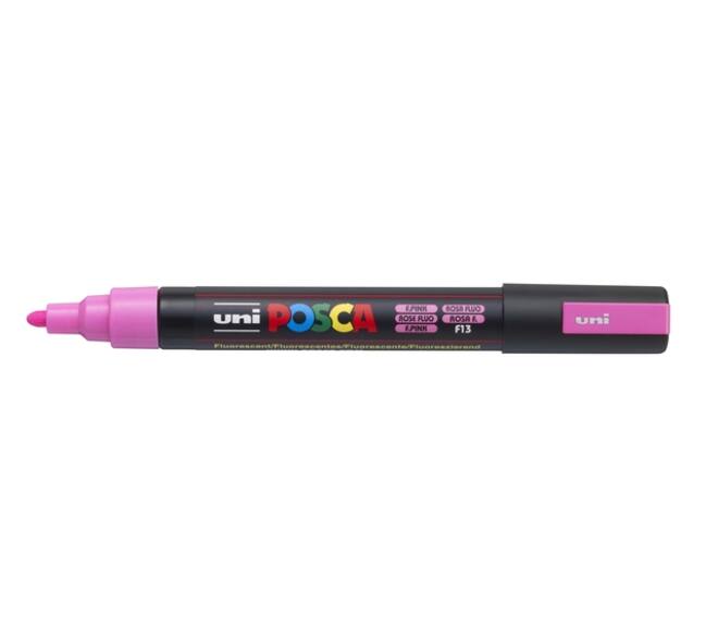 Paintmarker Uni POSCA PC5M medium fluor roze