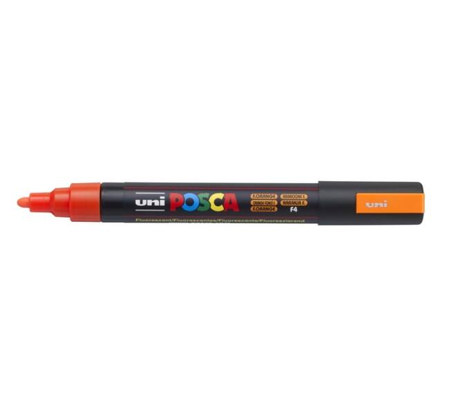 Paintmarker Uni POSCA PC5M medium fluor oranje