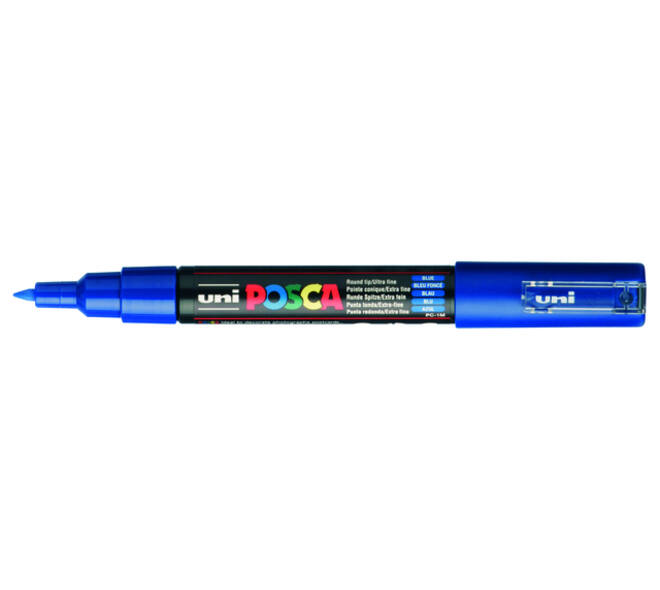 Paintmarker Uni POSCA PC1MC extra fijn donkerblauw