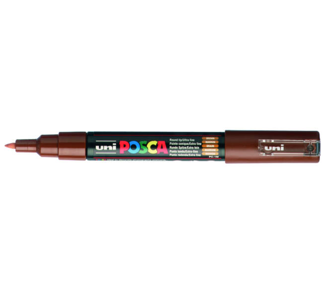 Paintmarker Uni POSCA PC1MC extra fijn bruin