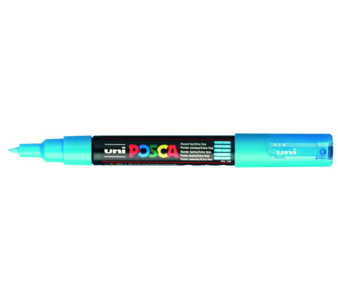 Paintmarker Uni POSCA PC1MC extra fijn lichtblauw