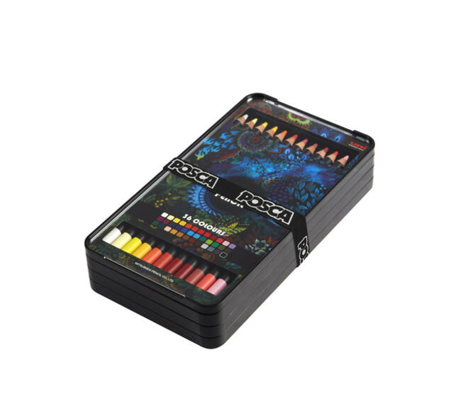Kleurpotloden Posca assorti set à 36 stuks