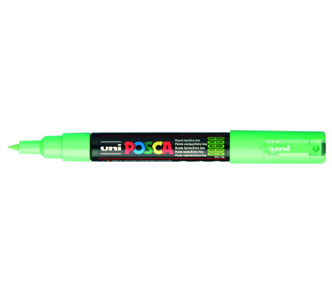 Paintmarker Uni POSCA PC1MC extra fijn lichtgroen