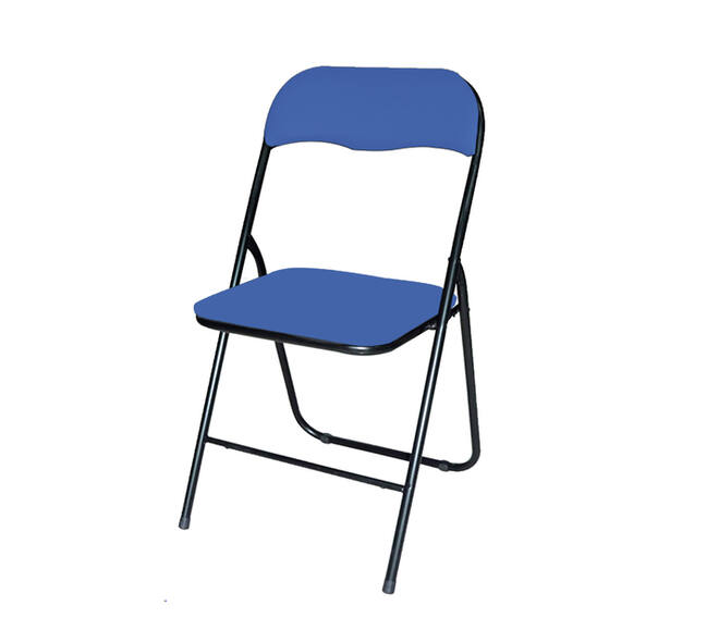 Klapstoel BRASQ FC100 blauw-zwart