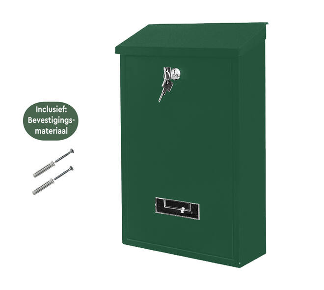 Brievenbus BRASQ PB100 Basic wand groen