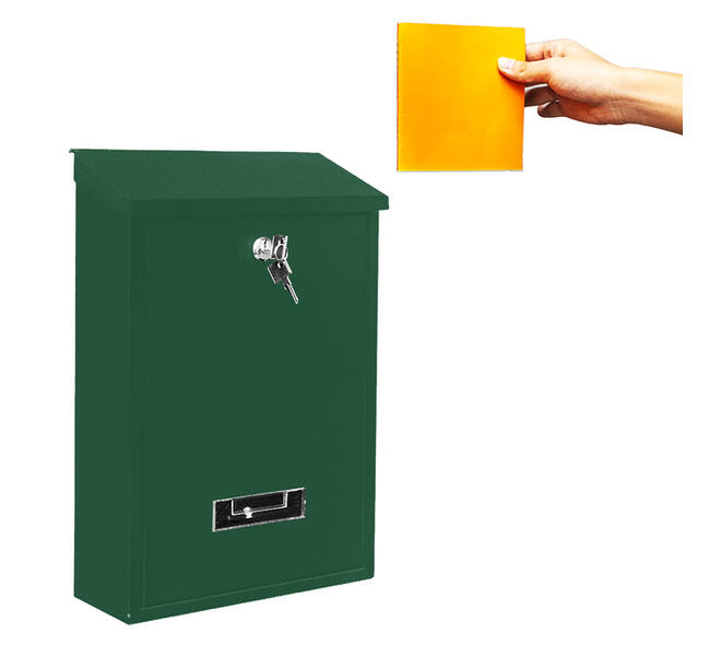 Brievenbus BRASQ PB100 Basic wand groen