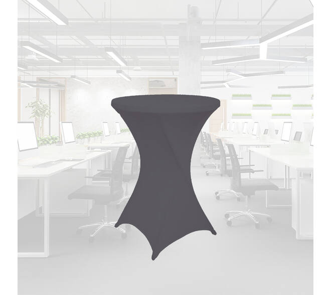 Tafelrok BRASQ voor statafel 80cm antraciet
