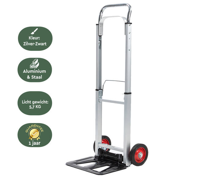 Steekwagen BRASQ stalen plateau 90 kg