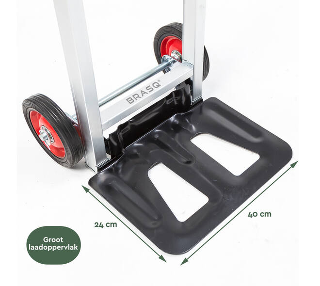 Steekwagen BRASQ stalen plateau 90 kg