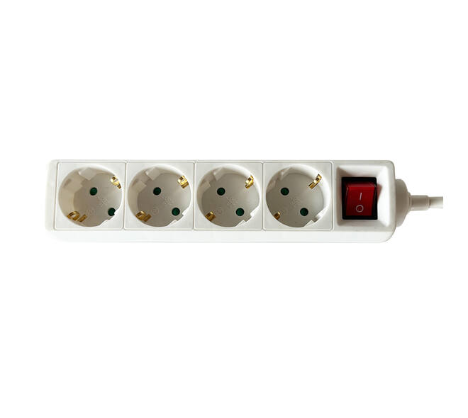 Stekkerdoos BRASQ  4 voudig 1.4 meter wit