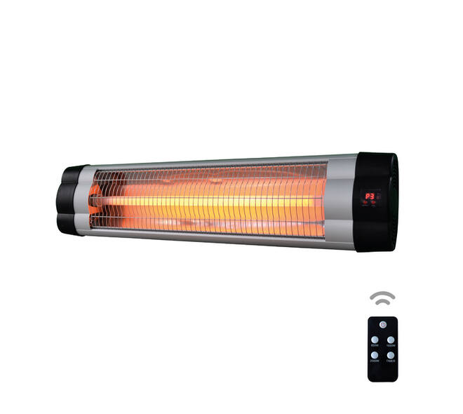 Terrasverwarmer BRASQ PHW200 hangend elektrisch met afstandbediening