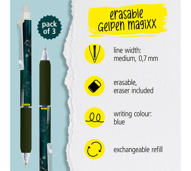 Gelschrijver Online Magixx Design 0.7mm assorti