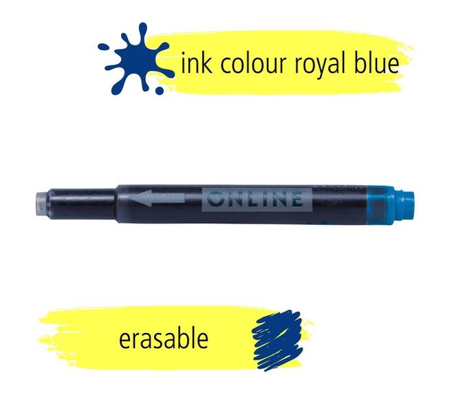 Inktpatroon Online Kombi blauw doos à 5 stuks