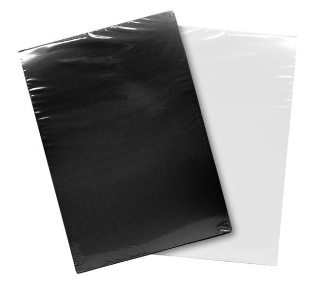 Voorblad Quantore A4 PP 300 micron zwart 100 stuks